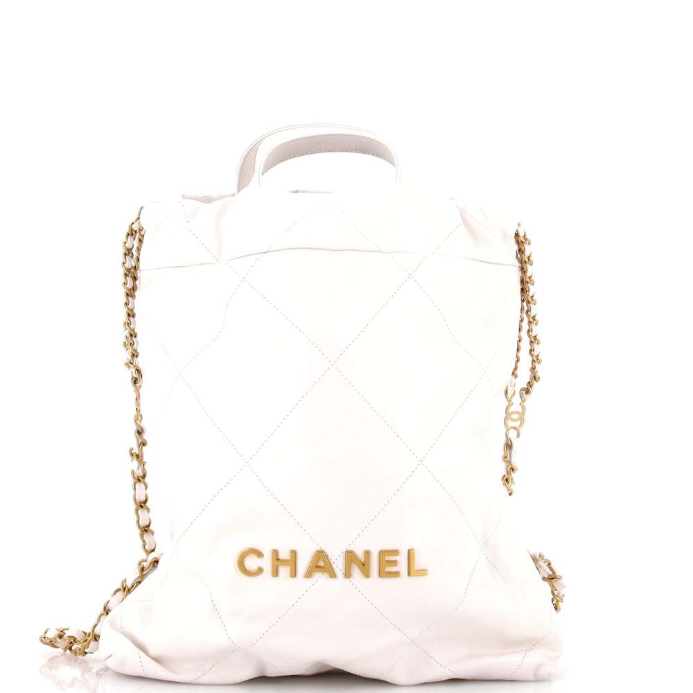 Chanel 22 Chain Backpack Quilted #263619C49B
